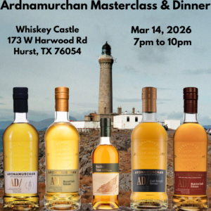 Ardnamurchan Masterclass & Dinner Saturday 03-14-2026