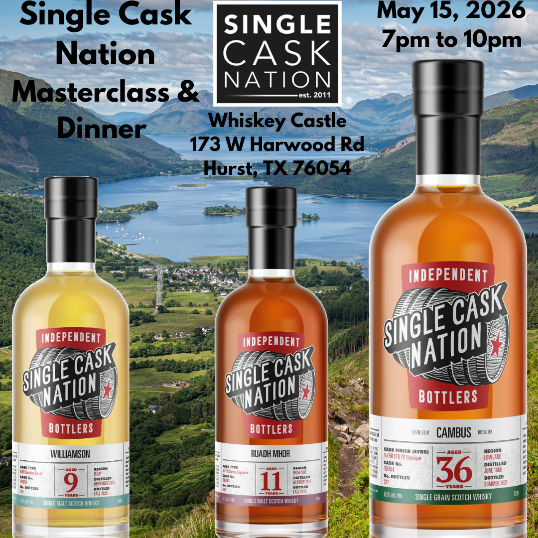 Single Cask Nation Masterclass & Dinner Friday 05-15-2026
