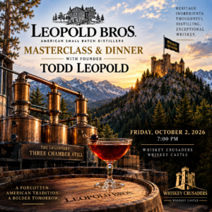 Leopold Bros Masterclass & Dinner Friday 10-02-2026