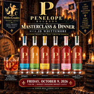 Penelope Bourbon Masterclass & Dinner Friday 10-09-2026